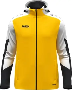 Олімпійка (мастерка) з капюшоном Jako DYNAMIC жовто-біло-чорна 6870-305