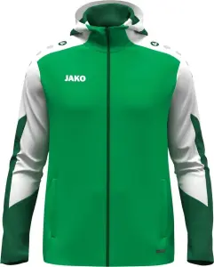 Олімпійка (мастерка) з капюшоном Jako DYNAMIC зелено-біло-темно-зелена 6870-204
