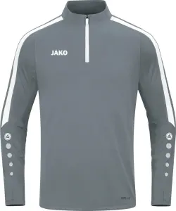 Реглан дитячий Jako ZIP TOP POWER сіро-білий 8623-840