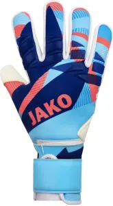 Вратарские перчатки Jako RIVER WRC PROTECTION голубо-темно-сине-коралловые 2581-436