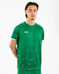 Футболка джерсі дитяча Jako SONIC S/S зелено-чорно-біла 4226-261