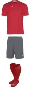 Комплект футбольной формы красный Joma COMBI №19