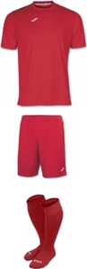 Комплект футбольної форми червоний Joma COMBI №16