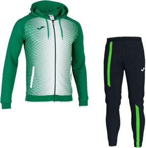 Спортивный костюм с капюшоном Joma SUPERNOVA 101285.452_101286.117 зелено-черный