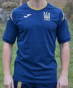 Футболка тренировочная сборной Украины Joma FFU201032.18 темно-синяя