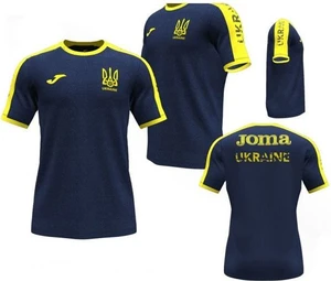Футболка Joma сборной Украины темно-сине-желтая AT102362A339