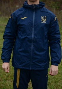 Ветровка тренировочная сборной Украины Joma FFU209011.18 темно-синяя