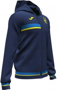 Толстовка сборной Украины ЕВРО-2020 Joma темно-сине-желтая AT102378A339