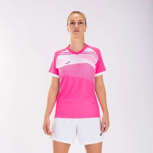 Футболка жіноча Joma SUPERNOVA II рожево-біла 901066.030