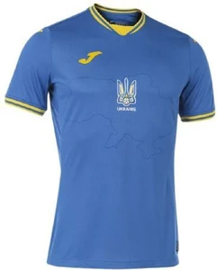 Футболка сборной Украины с картой Joma UKRAINE синяя AT102404B709