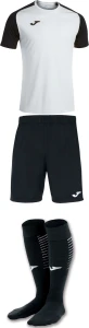 Комплект футбольної форми Joma ACADEMY IV біло-чорний 101968.201_101657.102_400228.102