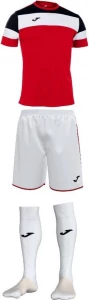 Комплект футбольної форми Joma CREW IV червоно-біло-чорний 101534.601_101324.206_400392.200