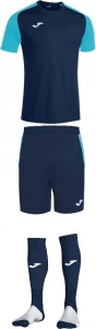 Комплект футбольной формы Joma ACADEMY IV темно-сине-бирюзовый 101968.342_101657.342_400392.331