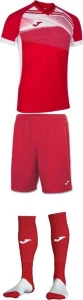Комплект футбольної форми Joma SUPERNOVA II червоно-біла 101604.602_100053.600_400392.600