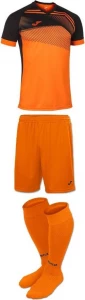 Комплект футбольної форми Joma SUPERNOVA II оранжево-чорний 101604.881_100053.880_400054.880