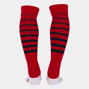 Гетри футбольні без шкарпетки Joma PREMIER II червоно-чорні 400898.601