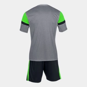 Комплект футбольной формы Joma DANUBIO серо-черно-зеленый 102857.251