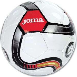 Футбольний м'яч Joma FLAME біло-чорно-червоний 400020UKR200 Розмір 5