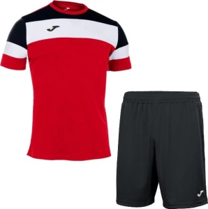 Комплект футбольной формы Joma CREW IV красно-черный 101534.601_100053.100