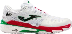 Кросівки для тенісу Joma SLAM біло-червоні TSLAMW2202P