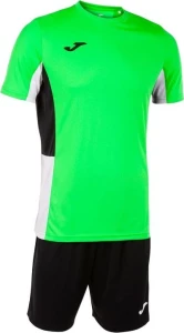 Комплект футбольної форми Joma DANUBIO II салатово-біло-чорний 103213.021