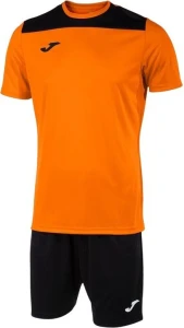 Комплект футбольной формы Joma PHOENIX II черно-оранжевый 103124.881