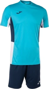 Комплект футбольной формы Joma DANUBIO II бирюзово-темно-синий 103213.013