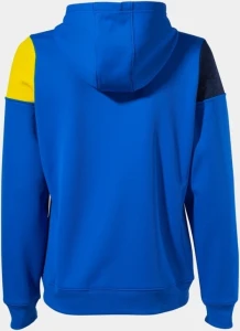Олимпийка (мастерка) с капюшоном женская Joma CREW V сине-желто-темно-синяя 901863.709