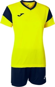 Комплект футбольной формы женский Joma PHOENIX SET желто-темно-синий 901709.063