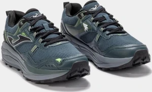 Кроссовки для трейлраннинга Joma SHOCK темно-серо-салатовые TKSHOS2515