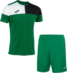 Комплект футбольной формы Joma CREW V зелено-черно-белый 103084.451_100053.450