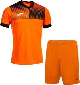 Комплект футбольної форми Joma ECO SUPERNOVA оранжево-чорний 103128.881_100053.880