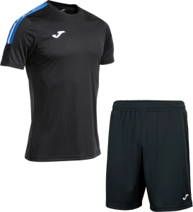 Комплект футбольної форми Joma OLIMPIADA чорно-синій 103245.107_100053.100