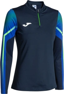 Реглан для бігу жіночий Joma ELITE XI темно-синьо-синьо-зелений 902253.317