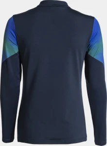Реглан для бігу жіночий Joma ELITE XI темно-синьо-синьо-зелений 902253.317