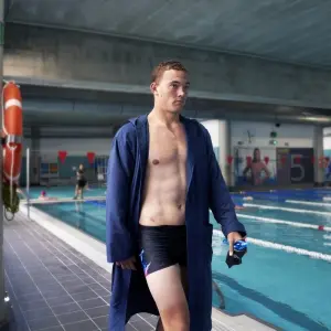Халат Joma BATHROBE темно-синій 400534.331