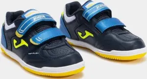 Футзалки (бампи) дитячі Joma TOP FLEX темно-синьо-синьо-жовті TPJW2503INV