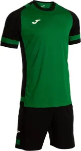 Комплект футбольної форми Joma LIDER зелено-чорний 104285.451