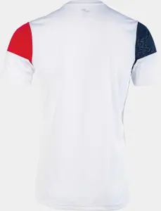 Футболка Joma CREW V бело-красно-темно-синяя 103084.206