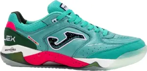 Футзалки (бампи) Joma TOP FLEX PLUS бірюзово-рожево-темно-зелені TOUW2515IN