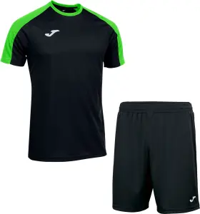 Комплект футбольної форми Joma ECO CHAMPIONSHIP чорно-салатовий 102748.117_100053.100
