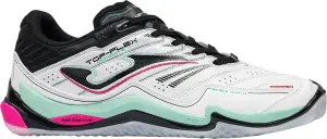 Футзалки (бампи) Joma TOP FLEX ULTIMATE біло-чорно-бірюзово-рожеві TFUS2632IN