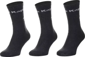 Шкарпетки Kappa SOCKS LOGO SABOYA 3PACK темно-сірі (3 пари) 304MT00-906