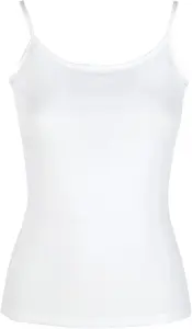 Майка жіноча Kappa TOP LISCIO SPALLA STRETTA біла K2306 Bianco