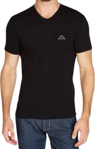 Футболка Kappa T-SHIRT MEZZA MANICA SCOLLO V чорна K1311 Nero