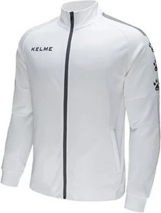 Олимпийка (мастерка) Kelme Training Jacket бело-черная 3881324.9103