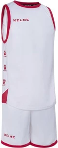 Комплект баскетбольної форми б/р Kelme VITORIA біло-червоний 80803.0140