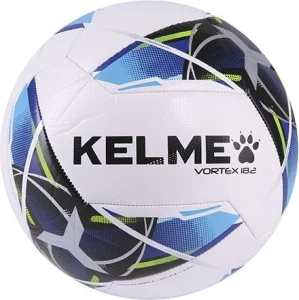 Футбольный мяч Kelme VORTEX 18.2 бело-голубой 9886120.9113 Размер 5