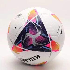 Футбольный мяч Kelme VORTEX 18.2 бело-темно-сине-красный 8101QU5001.9423 Размер 4