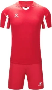 Комплект футбольной формы детский Kelme LEON красно-белый 7351ZB3130.9610